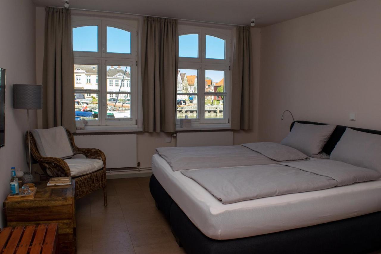 Hotel Das Brueckenhaus Glückstadt Exteriör bild